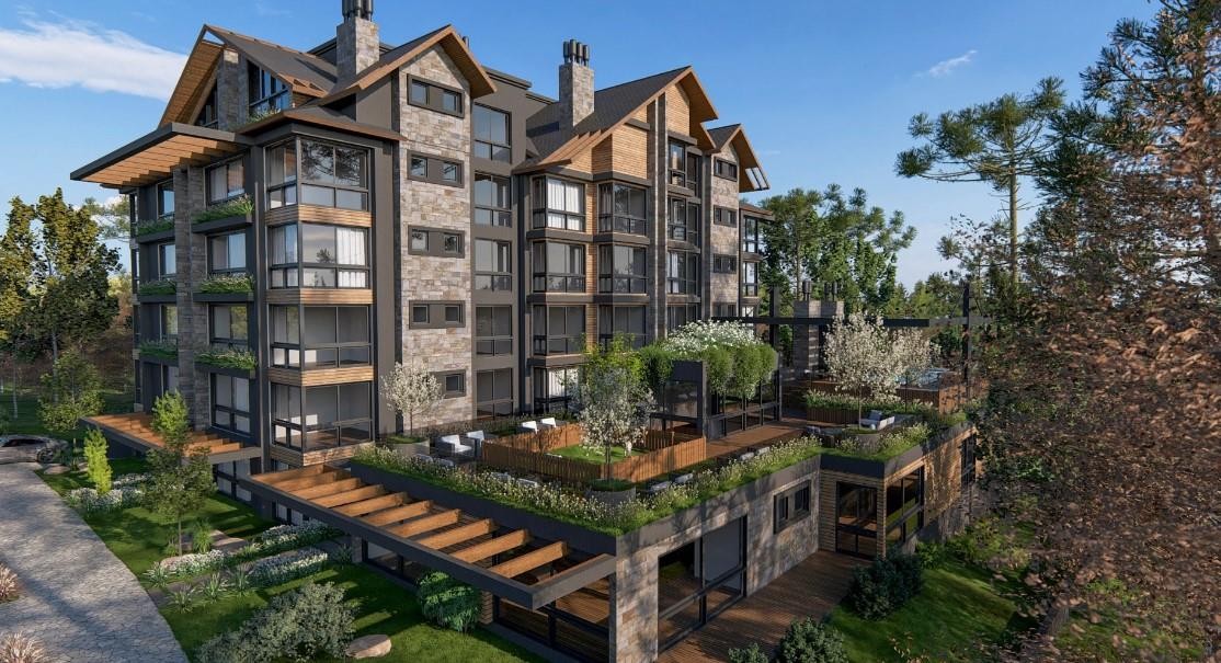 APARTAMENTO COM 1 DORMITÓRIO (1 SUÍTE), 1 VAGA, 48M² ÁREA PRIVATIVA À VENDA EM POUSADA DA NEVE